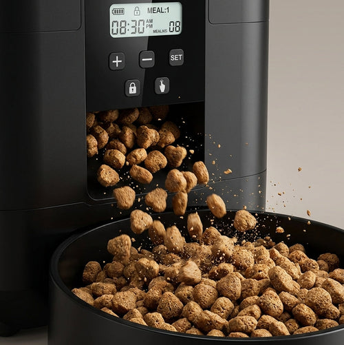 Futterautomat Pro, Automatischer Futterspender für Katzen & Hunde